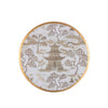 Kyoto Pagoda Dessert Plate (4pk) - White & Taupe