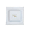 Kyoto Pagoda Enameled Tori Trinket Tray - White & Taupe