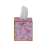 Ribbons of Hope Enameled Tissue Box Cover