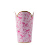 Ribbons of Hope Enameled Tulip Wastebasket