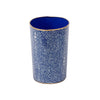 Shagreen Enameled Oval Wastebasket