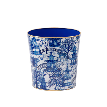 Brush Stripe Rectangular Classic Wastebasket