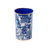Garden Party Enameled Large Oval Wastebasket