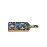 Garden Party Enameled Rectangular Charcuterie Board 6x10
