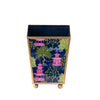 Garden Party Enameled Square Cachepot Planter
