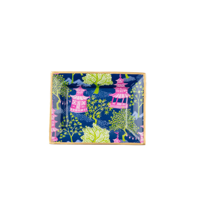 Garden Party Enameled Landry Tray