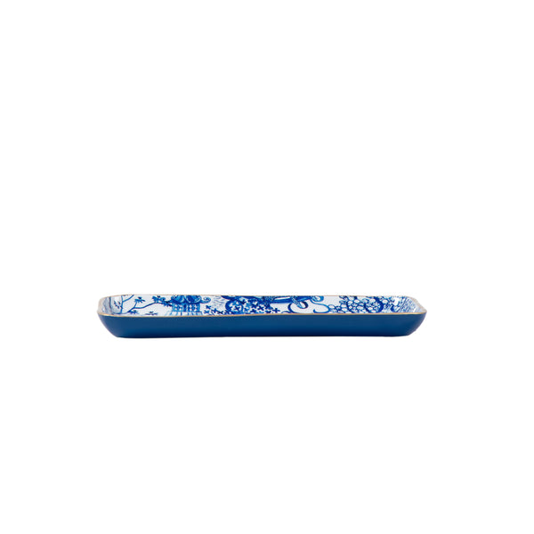 Garden Party Enameled Parlor Tray