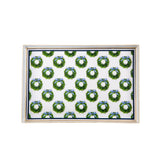 Wreath Enameled Oliver Tray 8x12