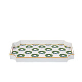 Wreath Enameled Jaye Tray