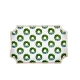 Wreath Enameled Jaye Tray