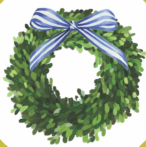 Wreath Bow Ornament (4pk)