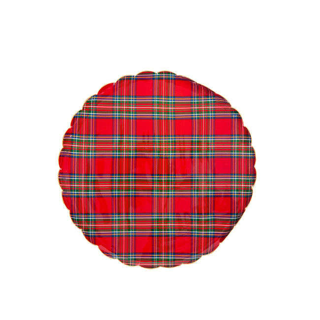 Tartan Plaid Cake Stand Set (2pk)