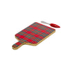 Tartan Plaid Enameled Rectangular Charcuterie Board 6x10