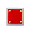 Tartan Plaid Enameled Square Cachepot Planter