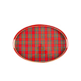 Tartan Plaid Enameled Olivia Tray 14x20