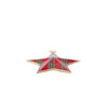 Tartan Plaid Enameled North Star Ornament