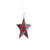 Tartan Plaid Enameled North Star Ornament