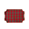 Tartan Plaid Enameled Jaye Tray