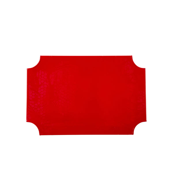 Tartan Plaid Enameled Jaye Tray