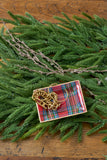 Tartan Plaid Enameled Landry Tray