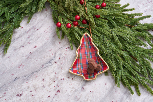 Tartan Plaid Christmas Tray