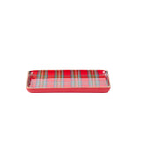Tartan Plaid Enameled Parlor Tray