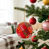 Ho Ho Ornament (single) - Red