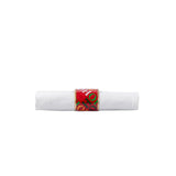 Ho Ho Enameled Napkin Ring (4pk)