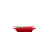 Ho Ho Enameled Landry Jewelry Tray - Red