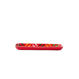 Ho Ho Enameled Parlor Tray - Red