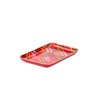 Ho Ho Enameled Parlor Tray - Red