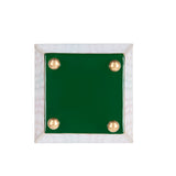 Ho Ho Enameled Square Cachepot Planter - White