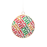 Ho Ho Ornament (single) - White