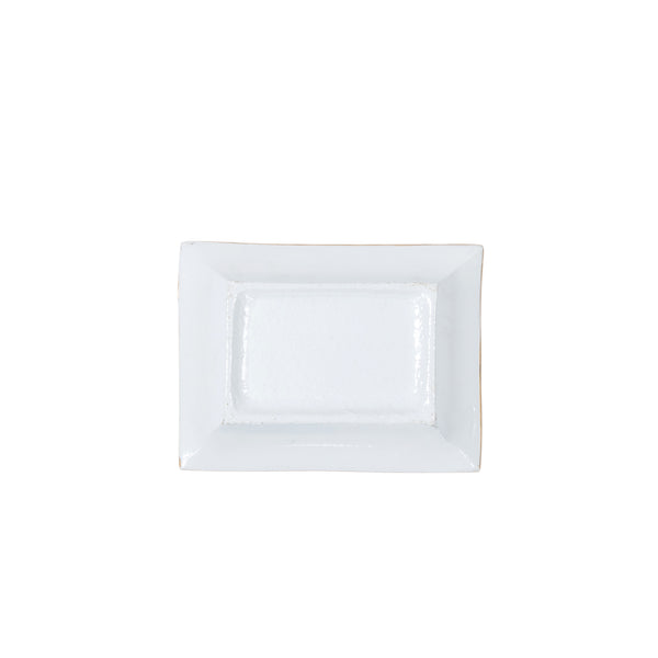 Ho Ho Enameled Landry Jewelry Tray - White