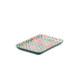 Ho Ho Enameled Parlor Tray - White