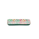 Ho Ho Enameled Parlor Tray - White