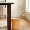 Rattan Oval Wastebasket