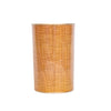 Rattan Oval Wastebasket
