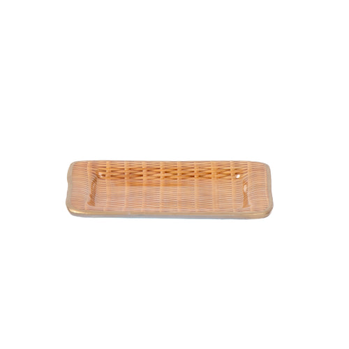 Rattan Enameled Laney Tray