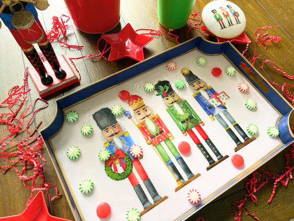 WH Nutcracker Enameled Jaye Tray