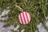 Ticking Stripe Ornament (single)