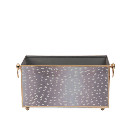 Cane Enameled Square Wastebasket 9