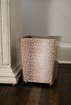 Antelope Enameled Square Wastebasket