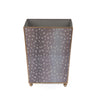 Antelope Enameled Square Wastebasket