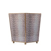 Antelope Enameled Square Wastebasket