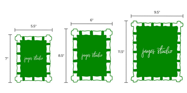 Gracie Scalloped Photo Frame - Emerald Green