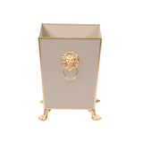 Paws & Claws Square Wastebasket Natural