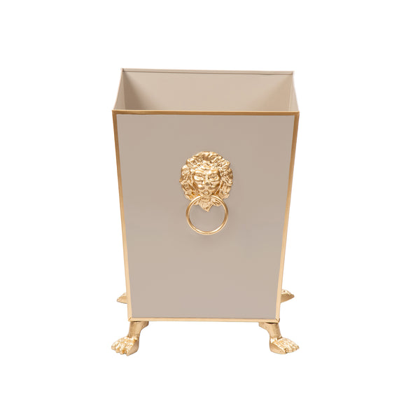 Paws & Claws Square Wastebasket Natural