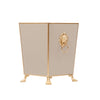 Paws & Claws Square Wastebasket Natural