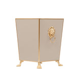 Paws & Claws Square Wastebasket Natural